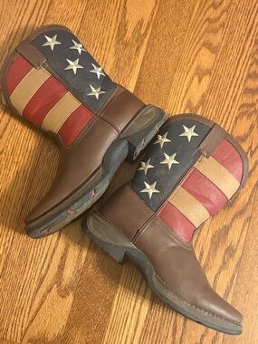 Durango Western Boot - Brown BT245 (Kids / Men 5 = Women Sz 6.5-7) $110